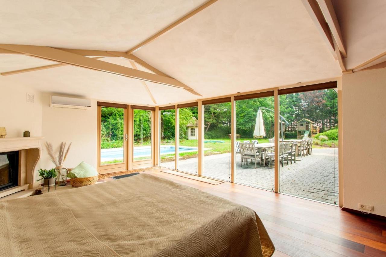 Beautiful American Style Villa With Heated Pool And Jacuzzi Heerhugowaard Exterior photo